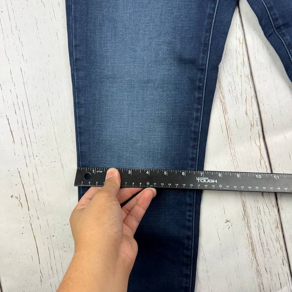 Mavi 27x25 Mid Rise Sporty Jogger Sexy Denim Jeans Pants Blue Women New - Picture 7 of 16